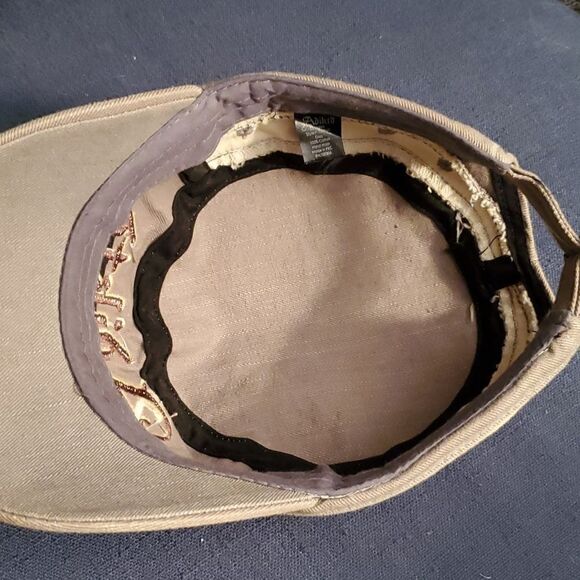 Adiktd Black Military Style Hat One Size women's - Picture 6 of 7